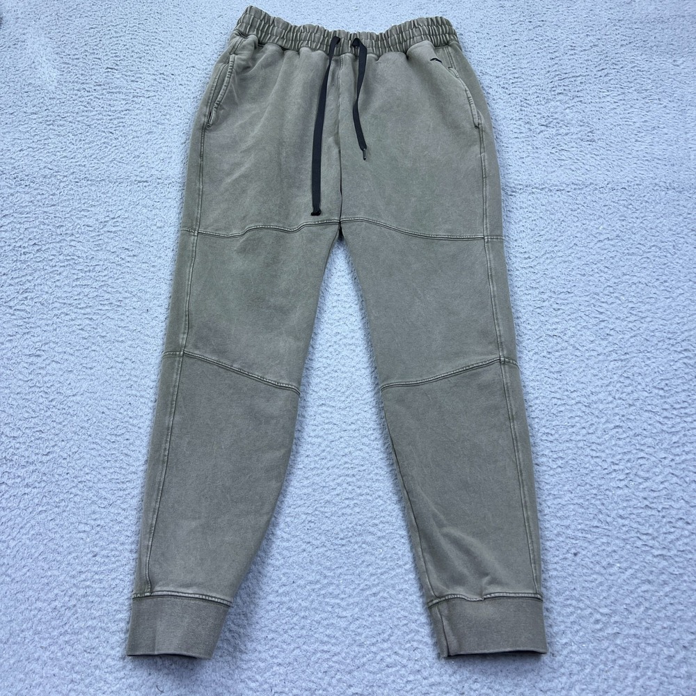 Hollister Pants Men's M‎ Washed Green Skinny Taper Jogger Stretch Drawstring